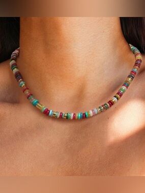 NWOT Natural Gemstones Necklace